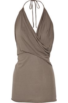 Rick Owens Lilies Jersey Halterneck Top - Lyst