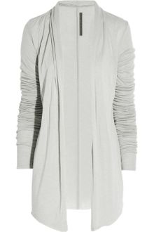 Rick Owens Lilies Tie-front Jersey Cardigan - Lyst