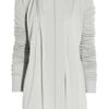 Rick Owens Lilies Tiefront Jersey Cardigan in White (pearl) - Lyst