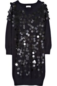 Sonia By Sonia Rykiel Paillette-embellished Sweater Dress - Lyst