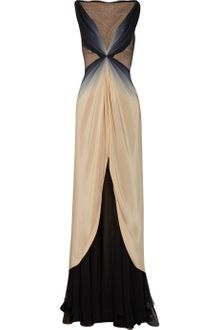 Zac Posen Ombré Silk Gown - Lyst