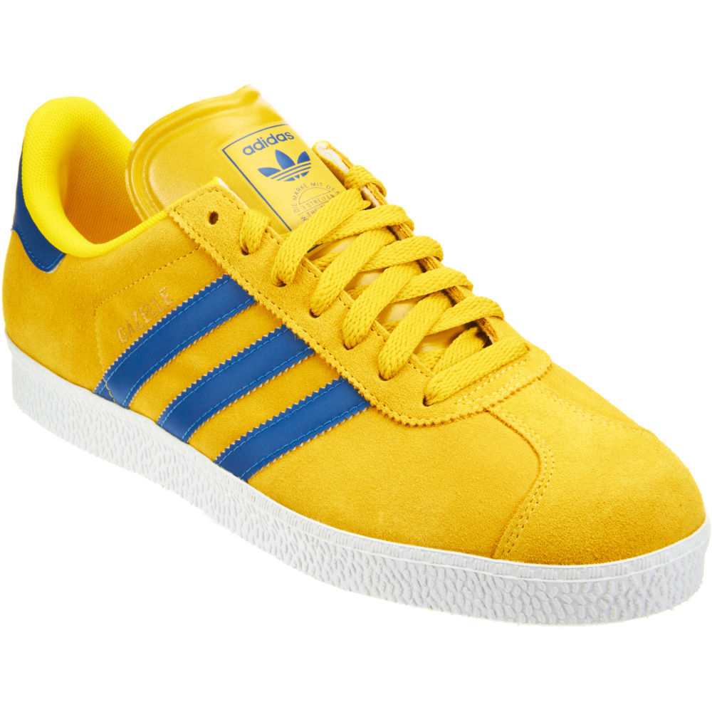 Adidas Gazelle 2 Yellow Suede Lowtop Sneaker W Blue