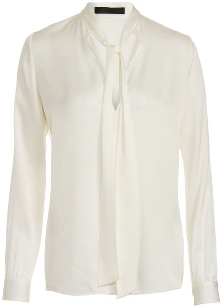 The Row Juddington Shirt in White (ivory) - Lyst