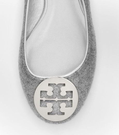 tory burch grey shoes