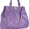 Marc By Marc Jacobs Lucy Ostricheffect Pvc Tote in Purple (violet) - Lyst