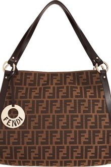 Fendi Zucca Shoulder Bag - Lyst