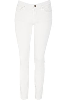 Helmut Lang Mid-rise Cropped Skinny Jeans - Lyst