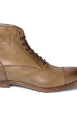Alexander McQueen Lace-up Toe Cap Boots