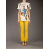 Dondup Cropped Flare Jean in Yellow - Lyst