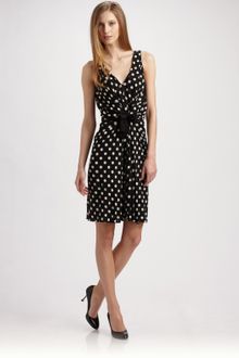 Moschino Cheap & Chic Polka Dot Jersey Dress - Lyst