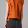 Alexander Wang Suede Trench Vest in Orange - Lyst