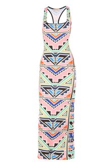 Mara Hoffman Maxi Aztec Print Dress - Lyst