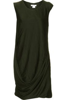 Helmut Lang Drape Front Dress - Lyst