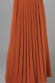 Tibi Long Pleated Skirt - Lyst