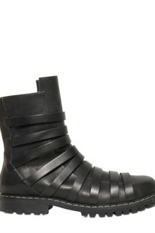 Gareth Pugh Cut Out Nappa Low Boots - Lyst
