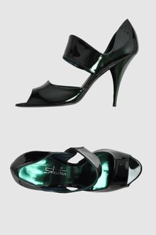 Sebastian Pumps with Open Toe - Lyst