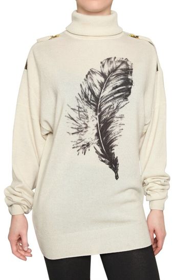 Beayukmui Intarsia Wool Knit Turtle Neck Sweater - Lyst