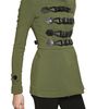 Burberry Prorsum Bonded Technical Stitch Duffle Coat in Green - Lyst