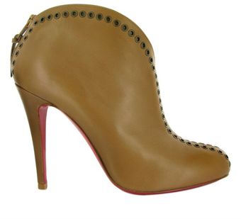 Christian Louboutin 100mm Catch Me Rivet Low Boots - Lyst
