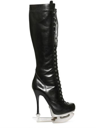 DSquared2 160mm Calf Laced Ice Skate Boots - Lyst