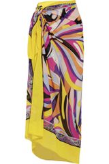 Emilio Pucci Printed Cotton-voile Sarong