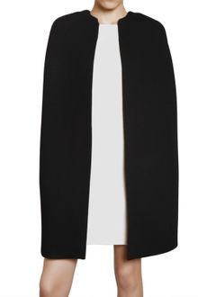 Giambattista Valli Caped Wool Crepe Dress - Lyst