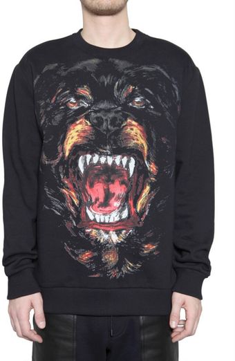 Givenchy Rottweiler Fleece Sweatshirt - Lyst