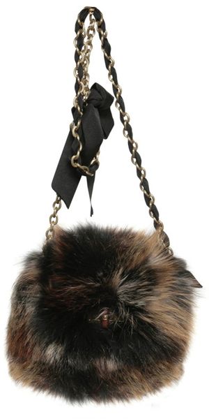 Lanvin Mini Pop Fox Shoulder Bag - Lyst