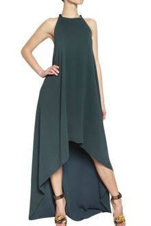 Lanvin Washed Silk Crepe Dress - Lyst
