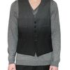 Neil Barrett Degrade Herringbone Wool Vest in Gray for Men (grey) - Lyst