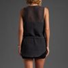 Nightcap Clothing Mesh Lace Lilikai Beach Cover in Gray (ash) - Lyst