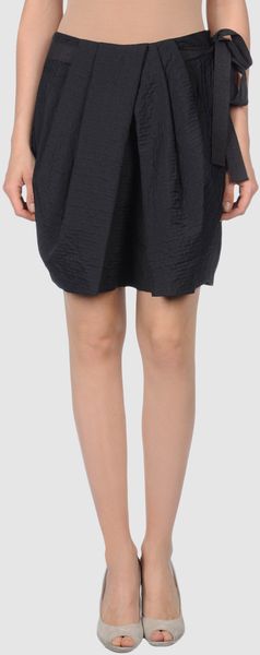 Vera Wang Mini Skirt - Lyst