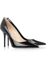 Jimmy Choo Abel Pointed Patent-leather Pumps