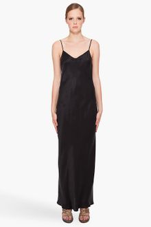 T By Alexander Wang Silk Charmuse Long Dress - Lyst