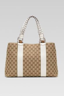 Gucci Bamboo Bar Medium Tote - Lyst