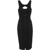 Narciso Rodriguez Cut Out Back Dress in Black - Lyst