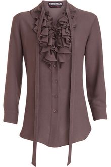 Rochas Ruffle Blouse - Lyst