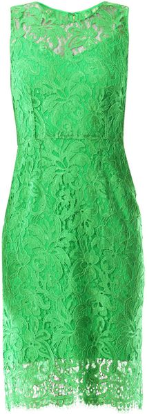Dolce & Gabbana Sleeveless Lace Dress - Lyst