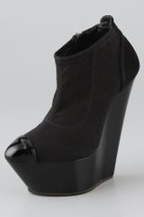 Giuseppe Zanotti High Platform Wedge Booties