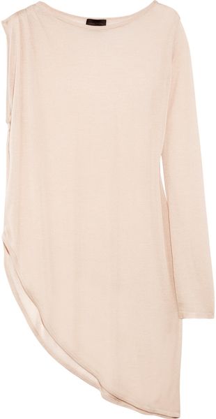 Halston Cashmere-blend Asymmetric Tunic - Lyst