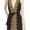 Manoush Beaded Woolblend Dress in Black - Lyst