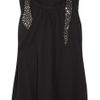 Sonia By Sonia Rykiel Crystalembellished Cotton Tank in Black - Lyst