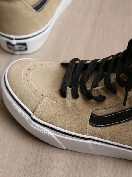 vans tan suede high tops