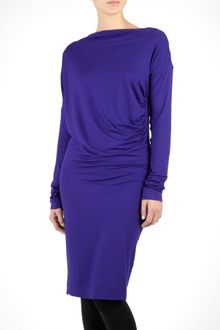 Vivienne Westwood Anglomania Purple Drape Dress - Lyst