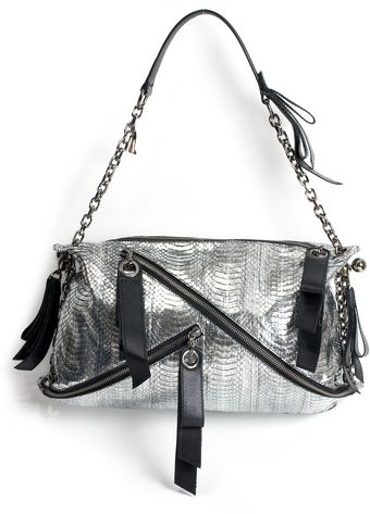 Christian Louboutin Trophe Medium Watersnake Bag - Lyst