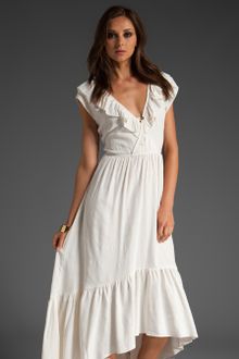 Odylyne Frilled Hummingbird Dress - Lyst