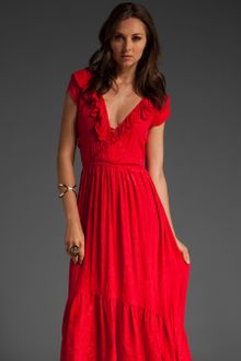 Odylyne Frilled Hummingbird Dress - Lyst