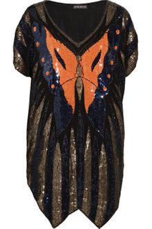 Antik Batik Sequined Butterfly Tunic Dress - Lyst