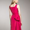 Oscar De La Renta Sidebow Cocktail Dress in Pink - Lyst