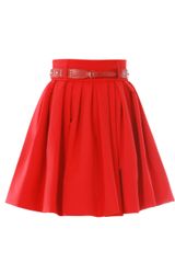 Preen Whiskey Wool Skirt